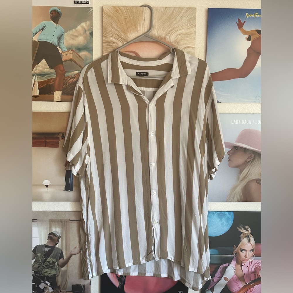 Express Camp Collar Rayon Shirt